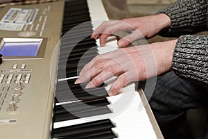 Playing the digital piano