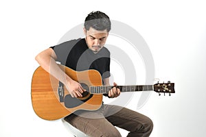 Playing Guitar