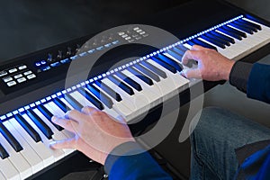 Playing a keyboard