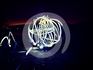 Playing with lights and darkness