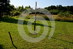 Playing net on the lawn football field, badminton, tennis court, in the countryside at the cottage in the school in the yard, fore