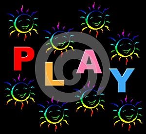 Playing Play Indicates Free Time And Kid