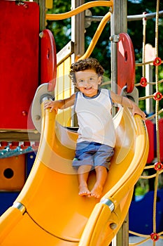 Playing On Slide