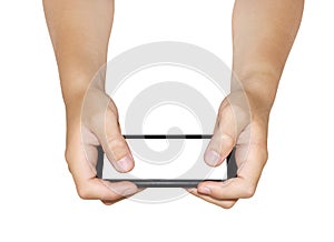 Playing on smartphone