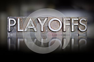 Playoffs Letterpress photo