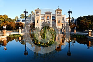 Plaza Amerika in Seville, spain