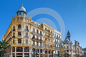 Plaza Ayuntamiento, Valencia, Spain