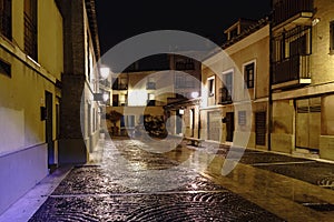 Plaza called Corral de la Sinagoga in Alcala de Henares Spain photo