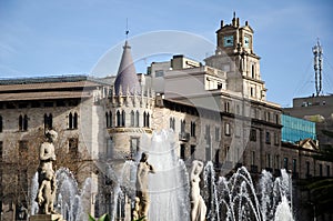 Plaza Catalunya, Barcelona photo