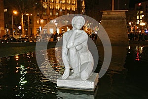 Plaza Catalunya Statue The Goddess or the Enigma