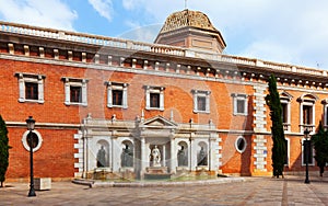 Plaza colegio del patriarca in Valencia. Spain