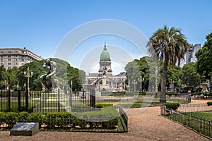 Plaza Congreso and National Congress - Buenos Aires, Argentina photo