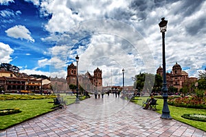 Plaza de Armas in Cusco, Peru