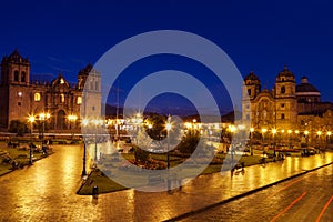 Plaza de Armas in Cuzco, Peru