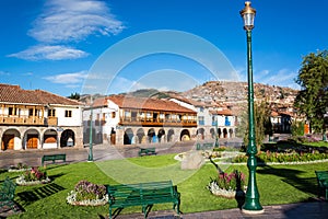 Plaza de Armas in Cuzco photo