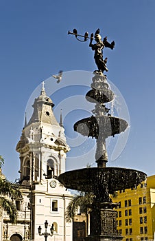 Plaza de Armas, Lima, Peru photo