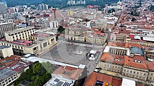 Plaza De Bolivar At Bogota In Cundinamarca Colombia. photo