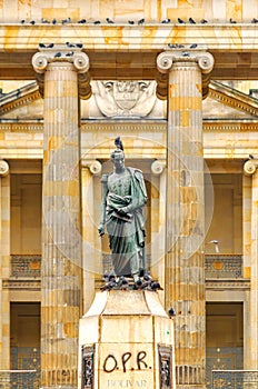 Plaza de Bolivar Statue