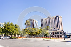 Plaza de Cesar Chavez, San Jose, Silicon Valley, California