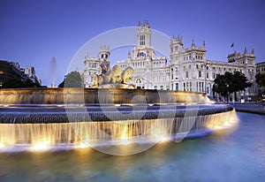 Plaza de Cibeles, Madrid, Spain. photo