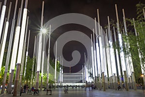 The Plaza de Cisneros or Parque de las Luces is a square located in MedellÃ­n.