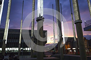 The Plaza de Cisneros or Parque de las Luces is a square located in MedellÃÂ­n. photo