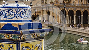 The Plaza de Espana, designed by Anibal Gonzalez photo