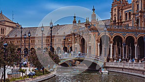 The Plaza de Espana, designed by Anibal Gonzalez photo