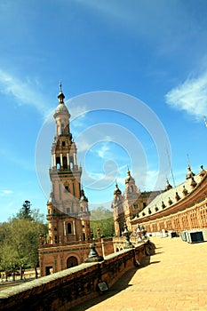 Plaza de Espana Palace, Seville Spain