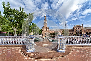 Plaza de Espana in Sevilla, Anadusia