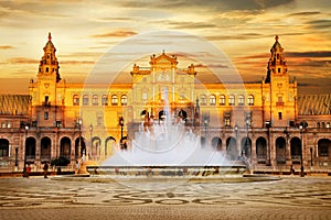 Plaza de Espana, Sevilla, Spain