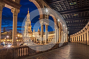 Plaza de Espana of Sevilla photo