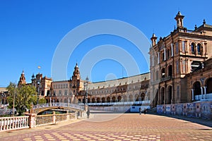 Plaza de Espana, Seville photo