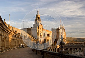 Plaza de Espana in Seville photo