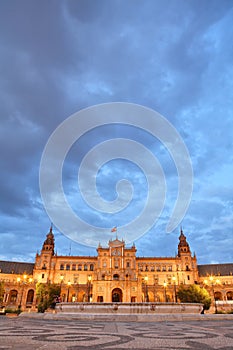 Plaza De Espana, Seville photo