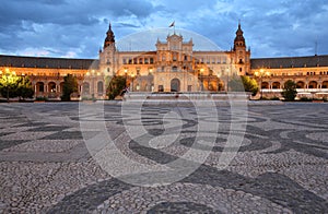 Plaza De Espana, Seville photo