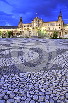 Plaza De Espana, Seville photo