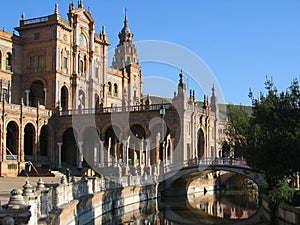 Plaza de Espana, Seville, Andalusia, Spain photo