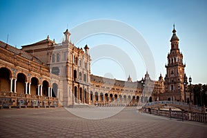 Plaza de Espana, Seville, Spain photo