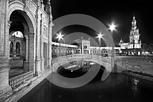 Plaza de Espana in Seville, Spain photo