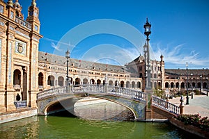 Plaza de Espana, Seville. Spain. photo