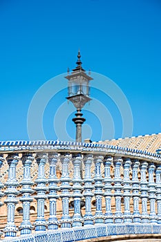 Plaza de Espana square in Seville, Spain