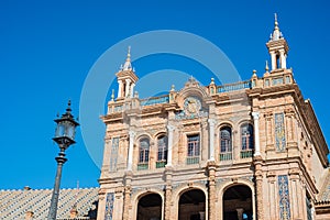 Plaza de Espana square in Seville, Spain