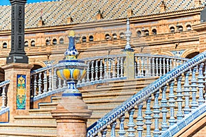 Plaza de Espana square in Seville, Spain