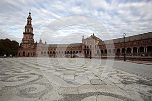 Plaza de Espania, Seville, Spain photo