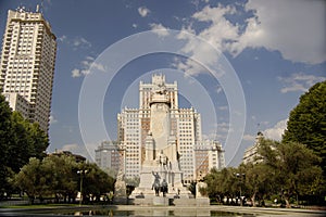 Plaza de EspaÃÂ±a, Madrid photo