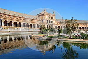 The Plaza de EspaÃ±a Seville Spain 