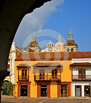Plaza de la Aduana, Cartagena, Colombia photo