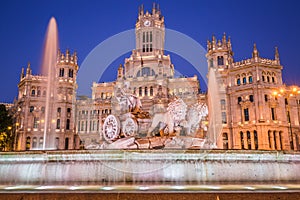 Plaza de la Cibeles Cybele`s Square - Central Post Office Pal