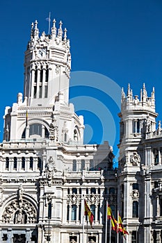 Plaza de la Cibeles Cybele`s Square - Central Post Office Palac